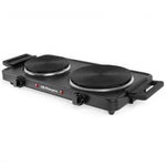 Cocina Eléctrica Orbegozo PE2855/ 2 placas 155 y 185mm/ 1000W - 1500W - PixelPlaza