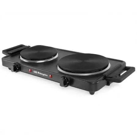 Cocina Eléctrica Orbegozo PE2855/ 2 placas 155 y 185mm/ 1000W - 1500W - PixelPlaza