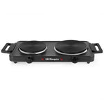 Cocina Eléctrica Orbegozo PE2855/ 2 placas 155 y 185mm/ 1000W - 1500W - PixelPlaza