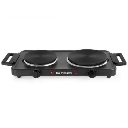 Cocina Eléctrica Orbegozo PE2855/ 2 placas 155 y 185mm/ 1000W - 1500W - PixelPlaza