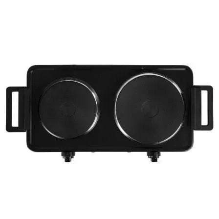 Cocina Eléctrica Orbegozo PE2855/ 2 placas 155 y 185mm/ 1000W - 1500W - PixelPlaza