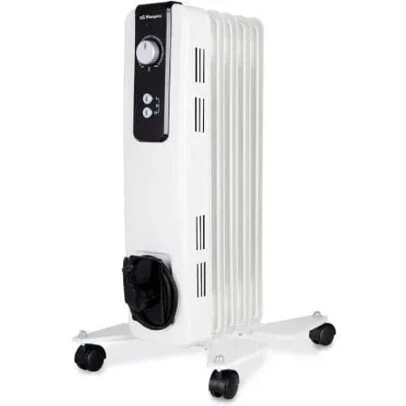 Radiador de Aceite Orbegozo RH 1000/ 2 Potencias/ 500-1000W/ 5 Elementos Caloríficos - PixelPlaza