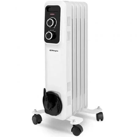 Radiador de Aceite Orbegozo RS 1000/ 3 Potencias/ 1000W/ 5 Elementos Caloríficos - PixelPlaza