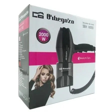 Secador Orbegozo SEH-1850/ 2000W/ Negro - PixelPlaza