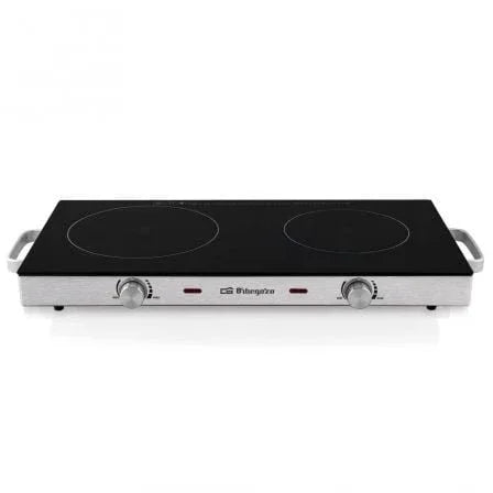 Vitrocerámica Orbegozo PCE6000/ 2 placas 170 y 205mm/ 1000W - 1800W - PixelPlaza