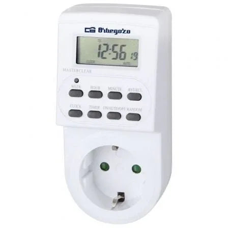 Programador de Enchufe Orbegozo PG 20 /Potencia Máxima 3600W - PixelPlaza