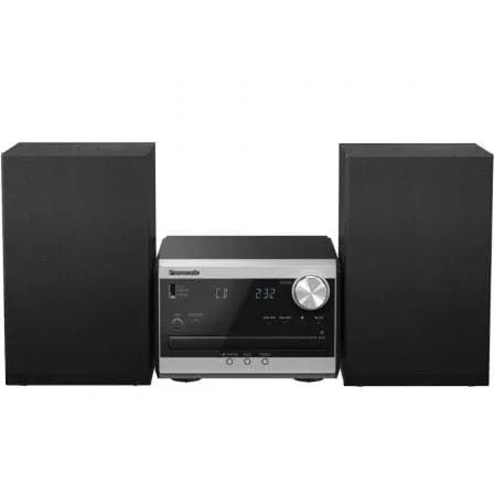 Microcadena con bluetooth Panasonic SC-PM270/ 40W/ Negro y Plata - PixelPlaza