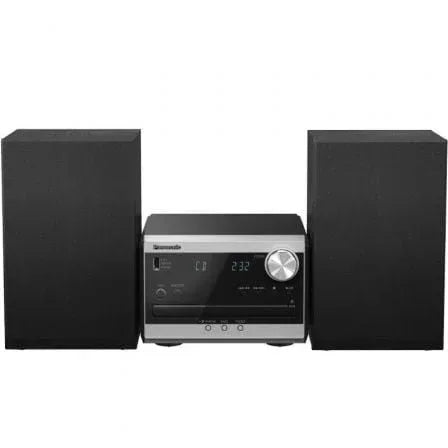 Microcadena con bluetooth Panasonic SC-PM270/ 40W/ Negro y Plata - PixelPlaza