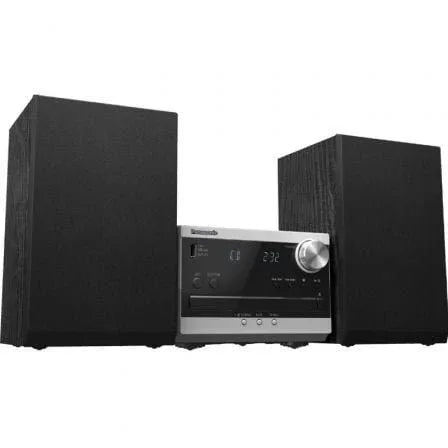 Microcadena con bluetooth Panasonic SC-PM270/ 40W/ Negro y Plata - PixelPlaza