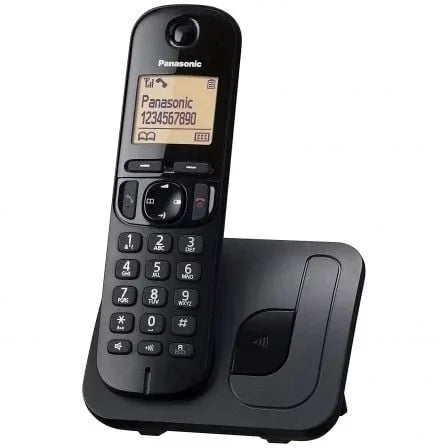 Teléfono Inalámbrico Panasonic KX-TGC210SPB/ Negro - PixelPlaza