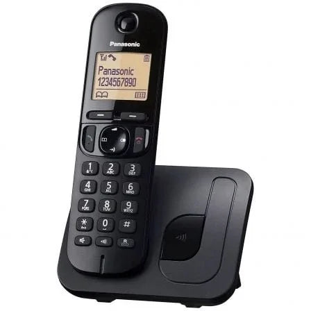 Teléfono Inalámbrico Panasonic KX-TGC210SPB/ Negro - PixelPlaza