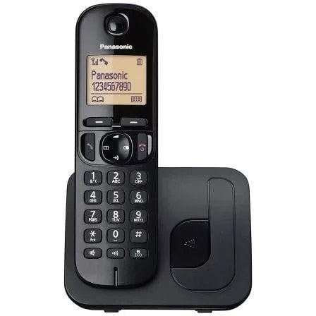 Teléfono Inalámbrico Panasonic KX-TGC210SPB/ Negro - PixelPlaza