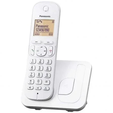 Teléfono Inalámbrico Panasonic KX-TG210SP/ Blanco - PixelPlaza