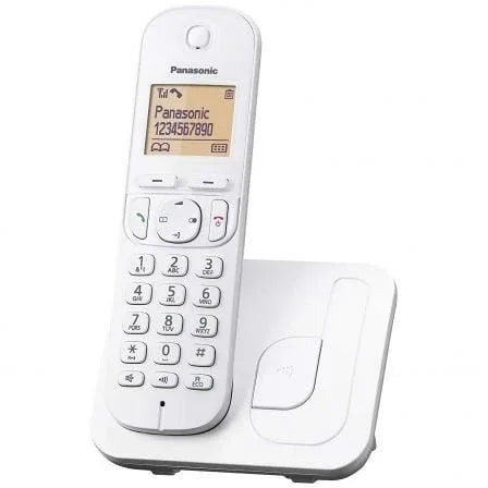 Teléfono Inalámbrico Panasonic KX-TG210SP/ Blanco - PixelPlaza