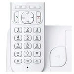 Teléfono Inalámbrico Panasonic KX-TG210SP/ Blanco - PixelPlaza