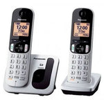Teléfono Inalámbrico Panasonic KX-TGC212PL/ Pack DUO/ Plata - PixelPlaza