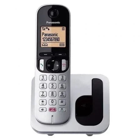 Teléfono Inalámbrico Panasonic KX-TGC250SPS/ Plata - PixelPlaza