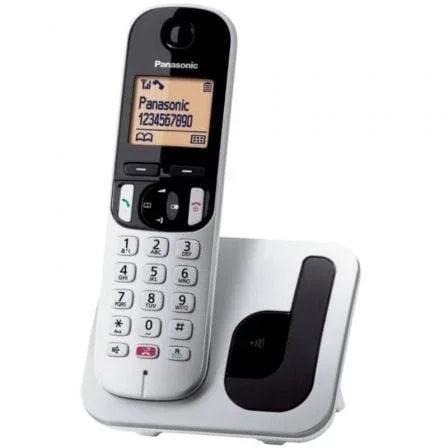 Teléfono Inalámbrico Panasonic KX-TGC250SPS/ Plata - PixelPlaza