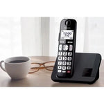 Teléfono Inalámbrico Panasonic KX-TGE250SPB/ Negro - PixelPlaza