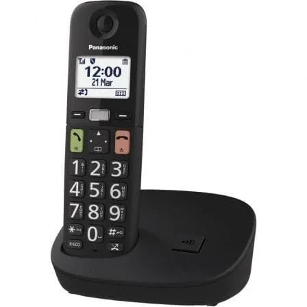 Teléfono Inalámbrico Panasonic KX-TGU110/ Negro - PixelPlaza