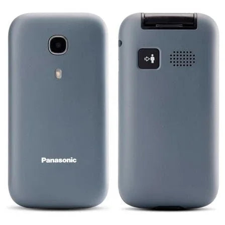 Teléfono Móvil Panasonic KX-TU400EXG para Personas Mayores/ Gris - PixelPlaza