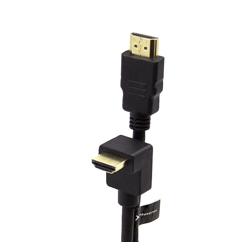 Cable HDMI a a 90 grados awg 24 clase 2.0 de