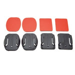 Accesorio soporte adhesivo 3m curvos + planos phoenix para camaras sport & gopro hero 4 - 3+ - 3 - 2 - 1 flat and curved