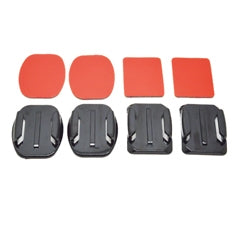 Accesorio soporte adhesivo 3m curvos + planos phoenix para camaras sport & gopro hero 4 - 3+ - 3 - 2 - 1 flat and curved