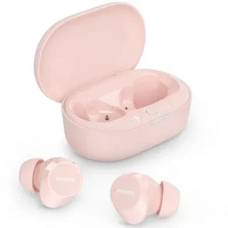 Auriculares Bluetooth Philips TAT1209 con estuche de carga/ Autonomía 6h/ Rosas - PixelPlaza
