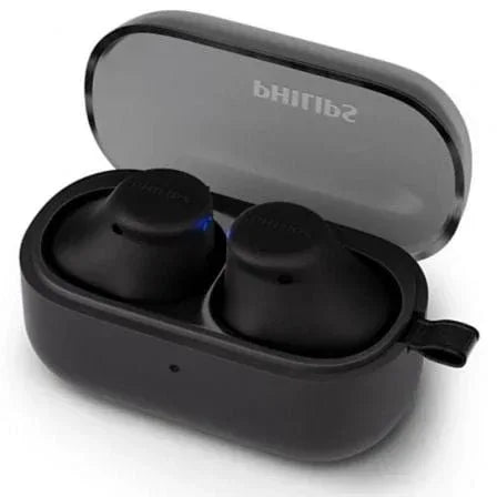 Auriculares Bluetooth Philips TAT2149 con estuche de carga/ Autonomía 6h/ Negros - PixelPlaza
