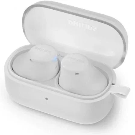 Auriculares Bluetooth Philips TAT2149 con estuche de carga/ Autonomía 6h/ Blancos - PixelPlaza