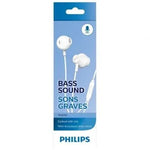 Auriculares Intrauditivos Philips TAUE101/ con Micrófono/ Jack 3.5/ Blancos - PixelPlaza
