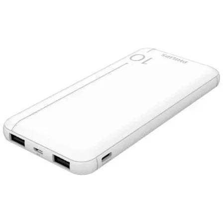 Powerbank 10000mAh Philips DLP1810NW/62/ Blanca - PixelPlaza