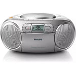 Radio CD Philips AZ127/12/ 2W/ con Cable/ a Pilas/ Gris - PixelPlaza