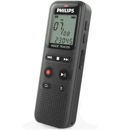 Grabadora de Voz Philips VoiceTracer DVT1160/ 8kHz/ Negro - PixelPlaza