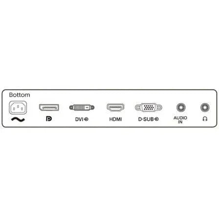 Monitor Profesional Philips S-Line 242S1AE 23.8"/ Full HD/ Multimedia/ Regulable en altura/ Negro - PixelPlaza