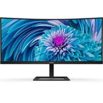 Monitor Profesional Ultrapanorámico Curvo Philips 346E2CUAE 34"/ WQHD/ Multimedia/ Regulable en altura/ Negro - PixelPlaza