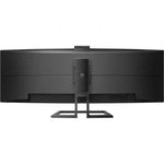 Monitor Profesional Ultrapanorámico Curvo Philips 499P9H 48.8"/ Dual QHD/ Webcam/ Multimedia/ Regulable en altura/ Negro - PixelPlaza