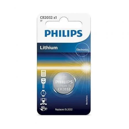 Pila de Botón Philips CR2032/ 3V - PixelPlaza