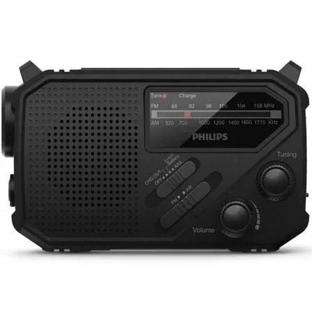 Radio Portátil Philips TAR1609/ Negra - PixelPlaza