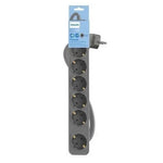 Regleta con Interruptor Philips CHP2164G/10/ 6 Tomas de corriente/ Cable 1.5m/ Gris - PixelPlaza