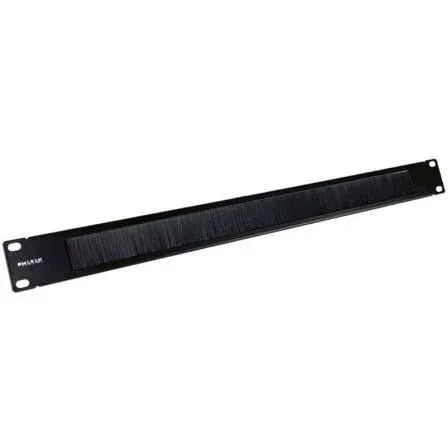 Panel Guía Cables con Cepillo para Rack 19" Phasak PA 1901/ Altura 1U - PixelPlaza