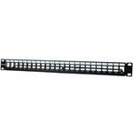 Patch Panel Phasak PA 3424/ 24 Puertos/ Cat.6/ Altura 1U/ Gestión de Cable/ Conectores RJ45 UTP No Incluidos - PixelPlaza