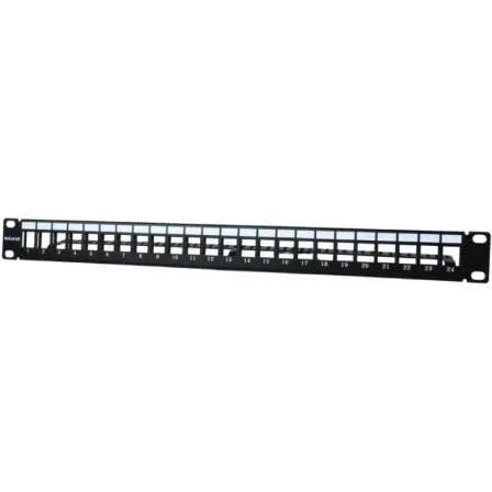 Patch Panel Phasak PA 3424/ 24 Puertos/ Cat.6/ Altura 1U/ Gestión de Cable/ Conectores RJ45 UTP No Incluidos - PixelPlaza