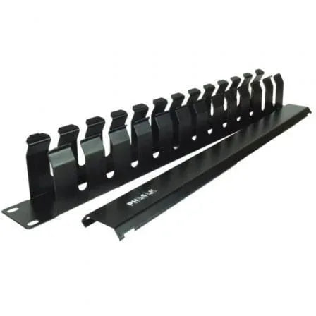 Panel Guía Cables con Tapa para Rack 19" Phasak PA 5095/ Altura 1U - PixelPlaza