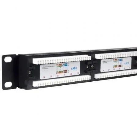 Patch Panel Phasak PU 2420/ 24 Puertos/ Cat.6/ Altura 1U - PixelPlaza