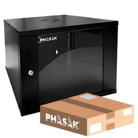 Armario Rack Mural Desmontado Phasak PHO 2012D/ 19"/ Altura 12U - PixelPlaza