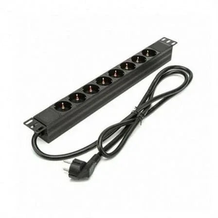 Regleta Phasak BNS 3518/ 8 Tomas de Corriente/ Cable 1.5m/ Negro - PixelPlaza