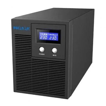 SAI Línea Interactiva Phasak Protekt 2160 VA/ 2160VA-1400W/ 4 Salidas/ Formato Torre - PixelPlaza