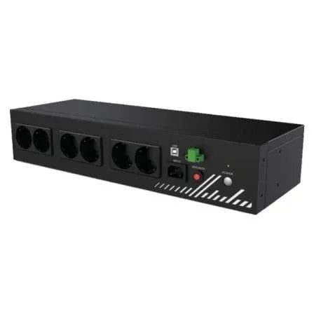 SAI Línea Interactiva Phasak Compact/ 800VA-480W/ 8 Salidas/ Formato Rack 2U - PixelPlaza